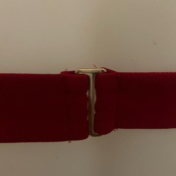 OH POLLY SERENA Embellished Heart Cup Detail Evening Gown Fire Red (US 6 UK 10) - Picture 10 of 13